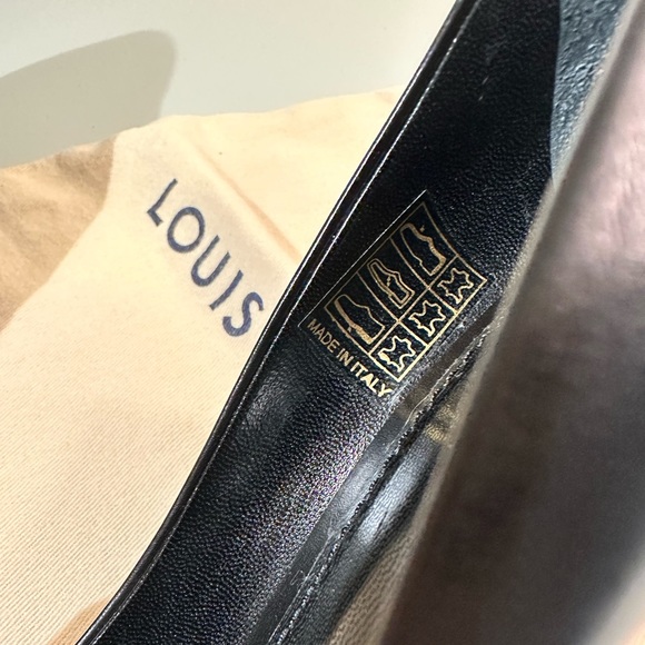 Authentic Louis Vuitton Black Calfskin Leather Heartbreaker Pointed Toe Pumps 36 - Picture 14 of 15